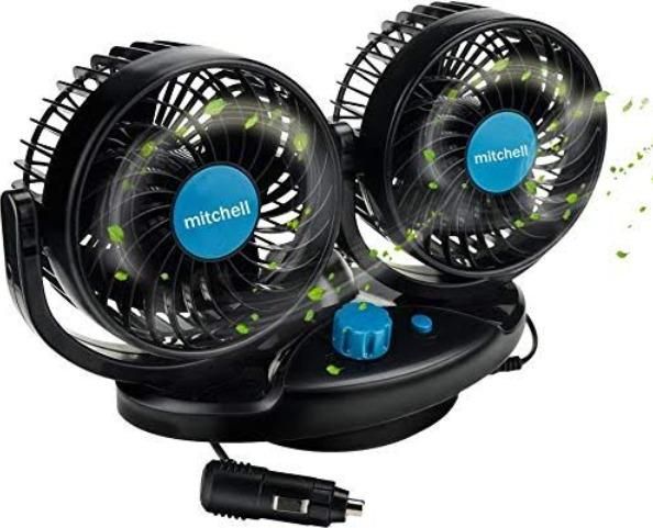 360 Degree Rotatable Car Auto Powerful Cooling Air Fan
