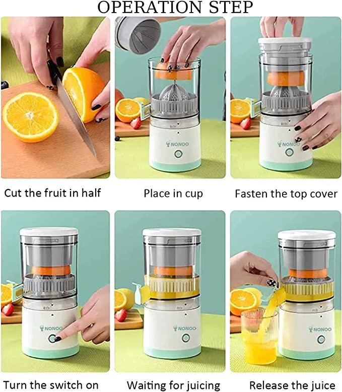 Electric Citrus Juicer USB Rechargeable