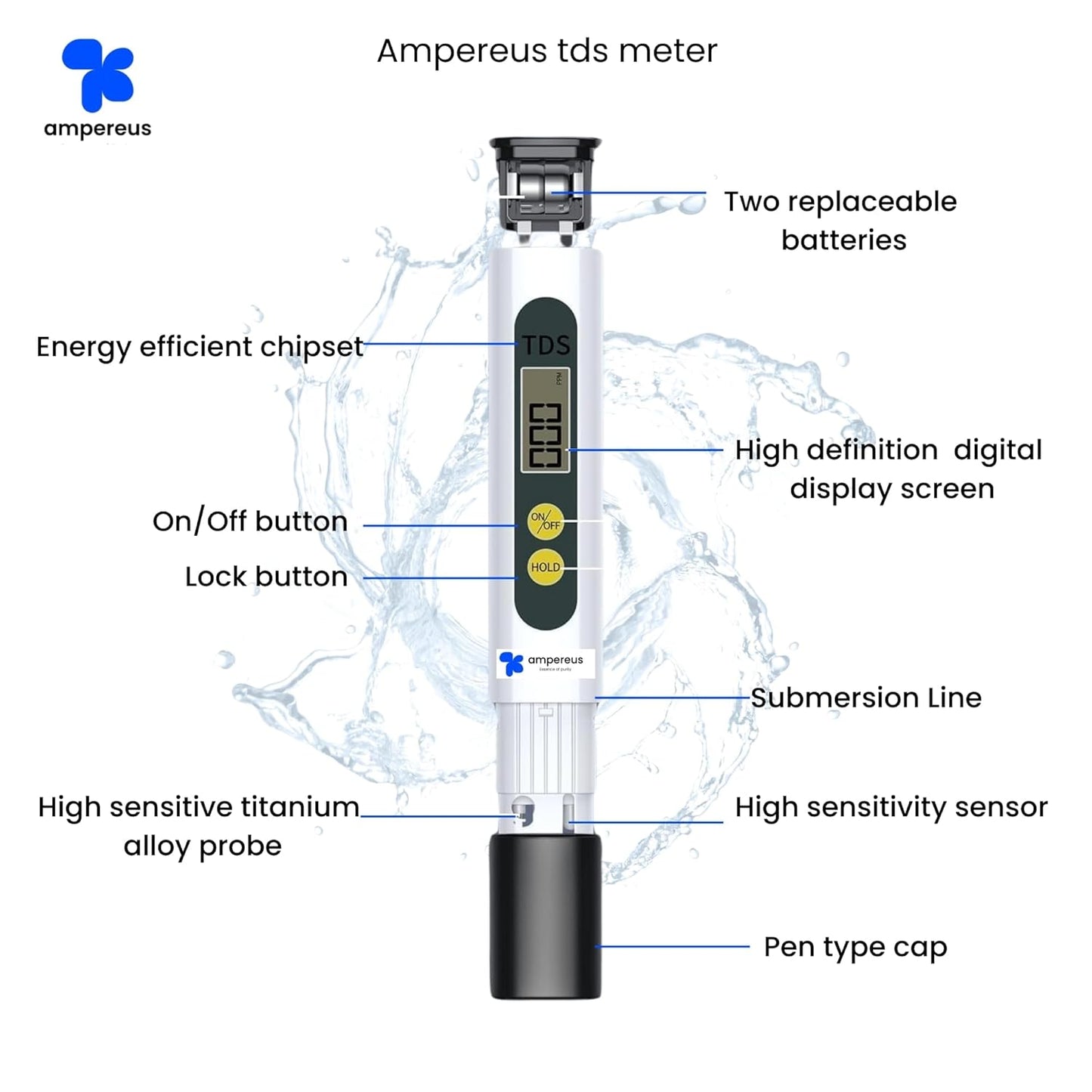 Water Quality Tester TDS Meter