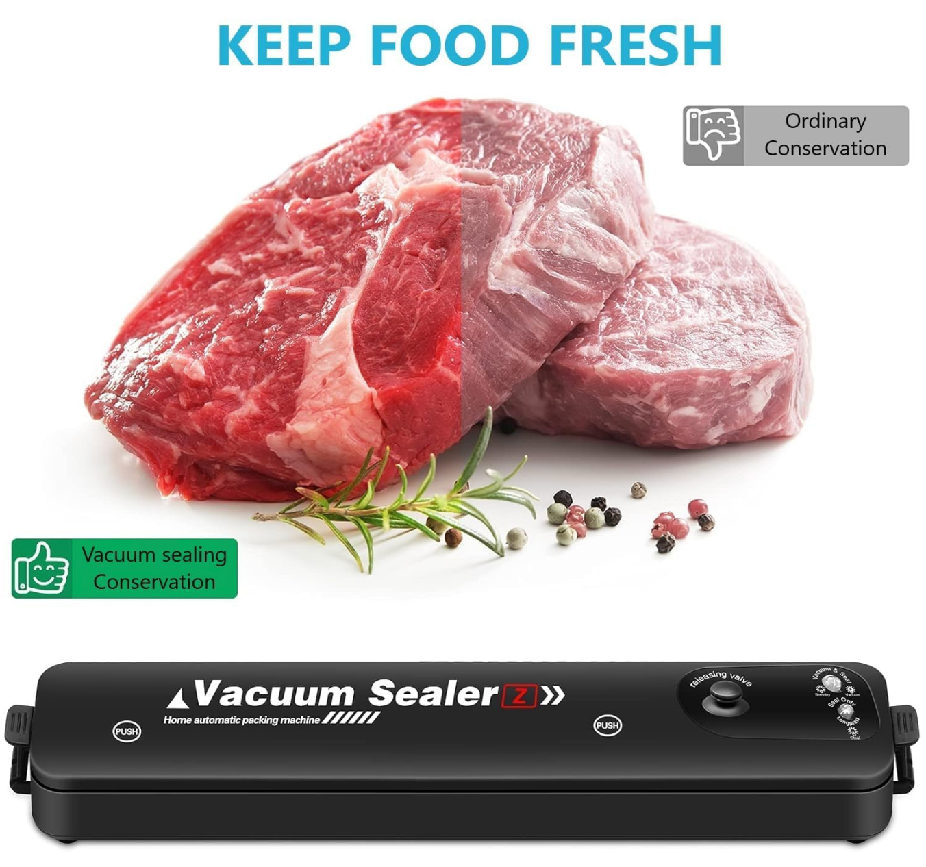 Portable Mini Plastic Bag Sealer For Food