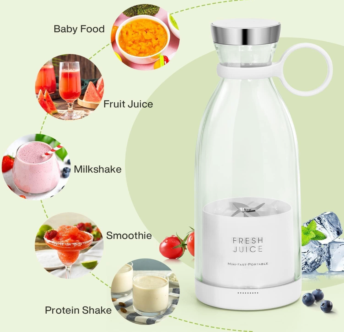 Traverl Portable Juicer Blenders For Smoothies And Juices