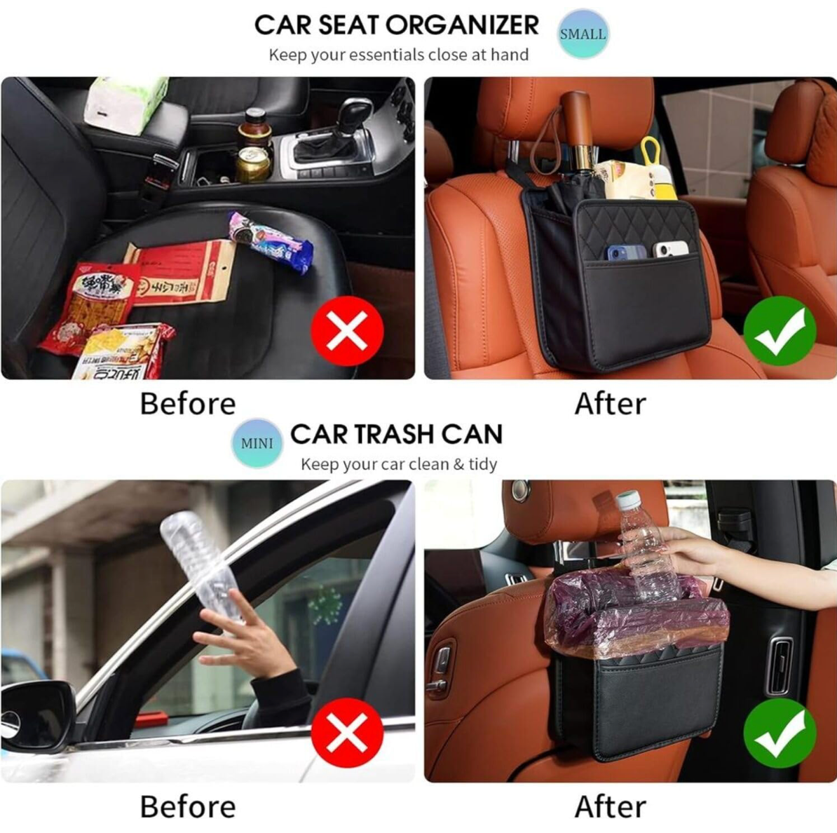 Car Caddy Back Seat Organizer / Storage Bag