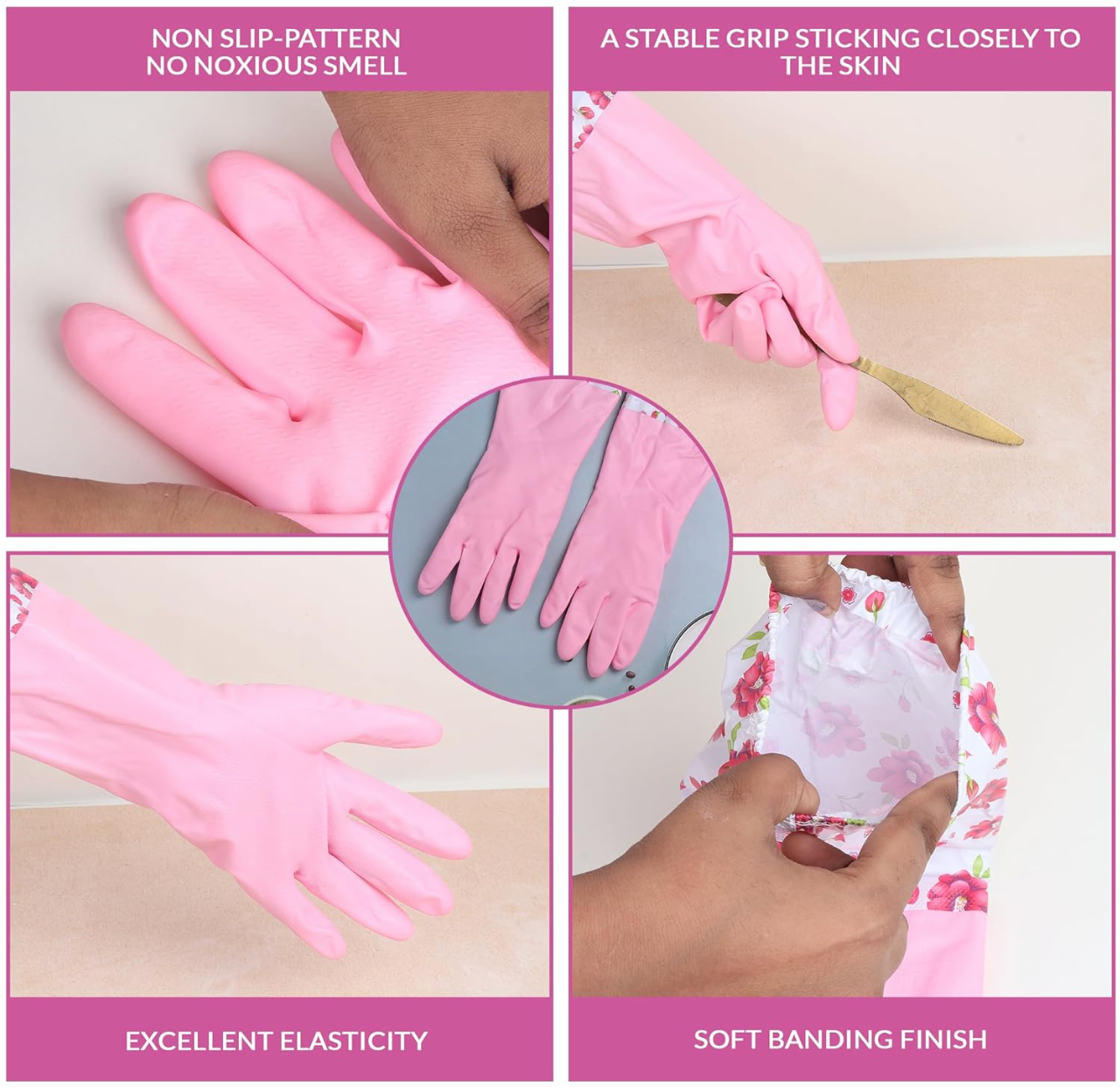 Multipurpose Cleaning Gloves with Lining