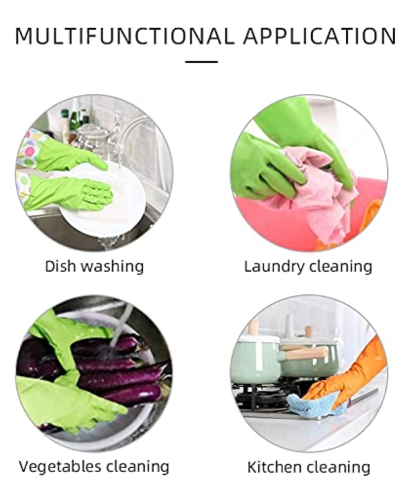 Multipurpose Cleaning Gloves with Lining