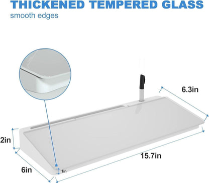 Small Glass Desktop Whiteboard
