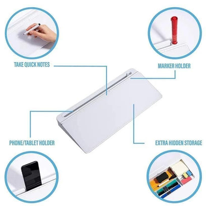 Small Glass Desktop Whiteboard