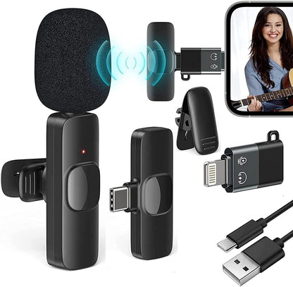 Wireless Microphone for Type-C Android & iPhone