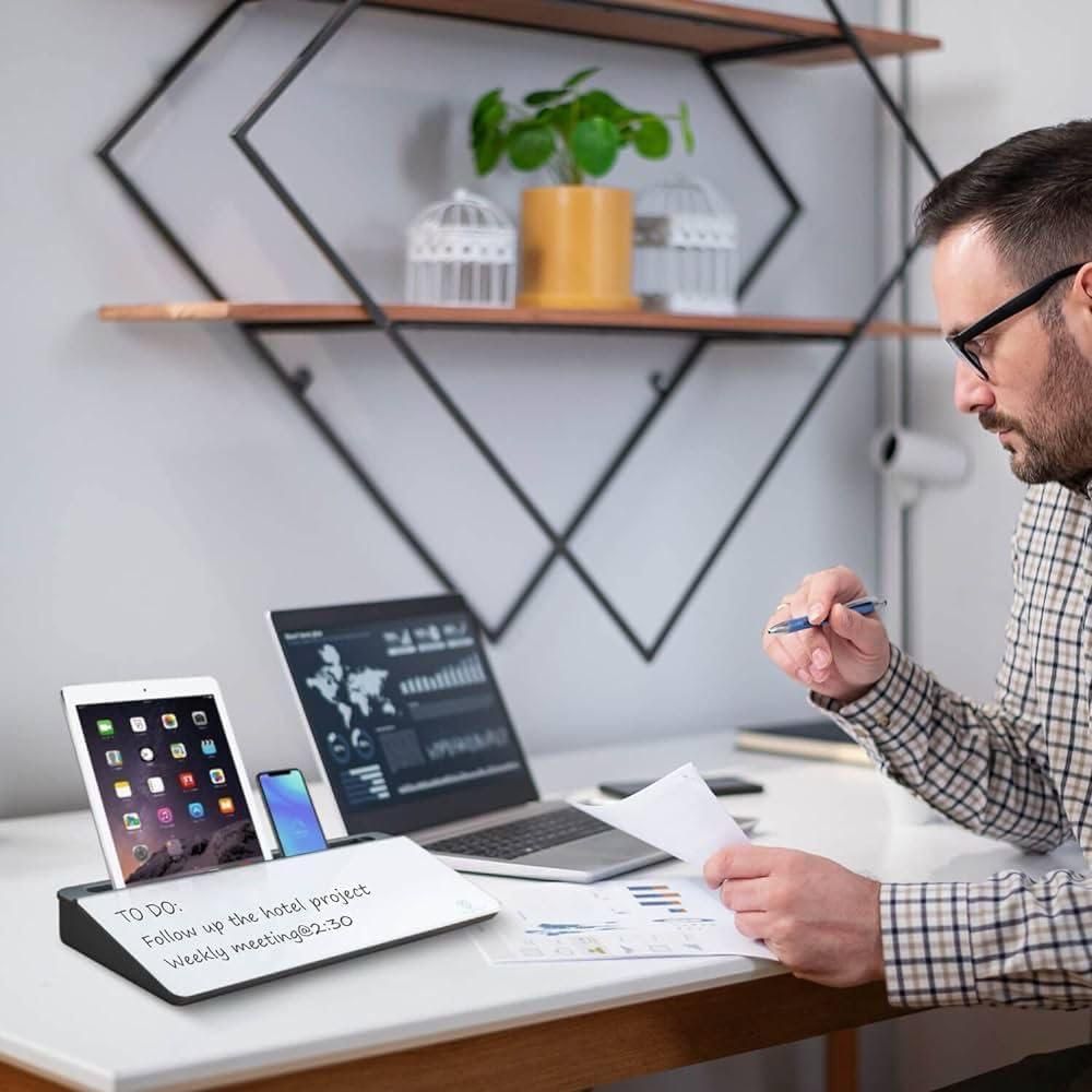 Small Glass Desktop Whiteboard