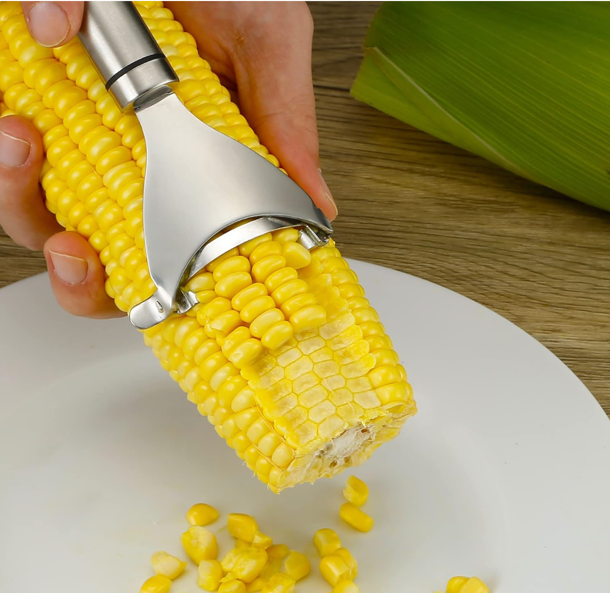 Stainless Steel Corn Peeler