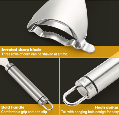 Stainless Steel Corn Peeler