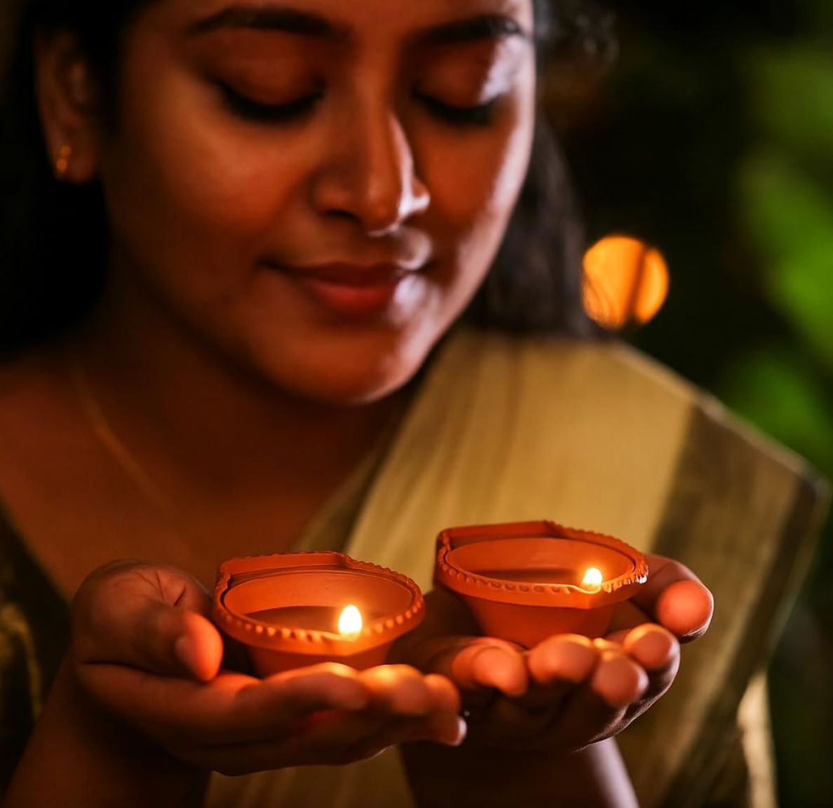 Water Sensor Electric LED Diyas (Pack of 6/12/18/24)