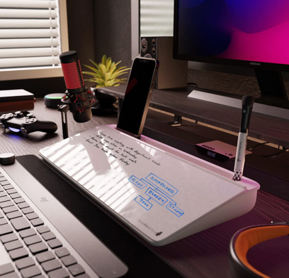 Small Glass Desktop Whiteboard
