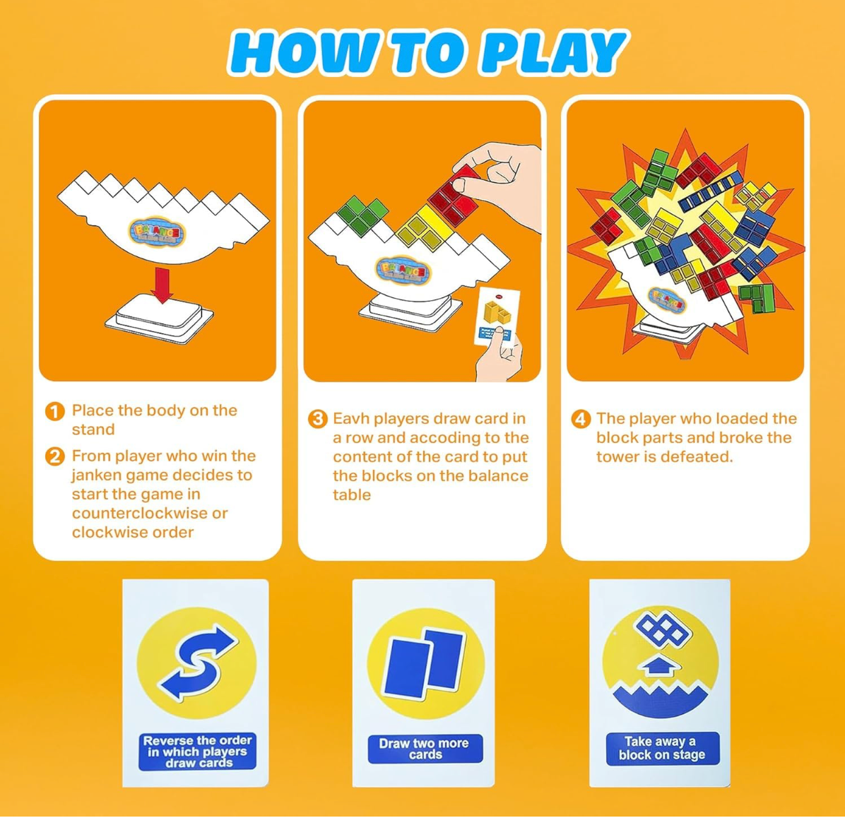 Tricky Tower Balance Blocks