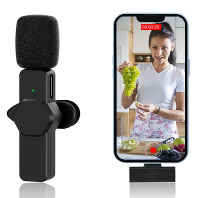 Wireless Microphone for Type-C Android & iPhone